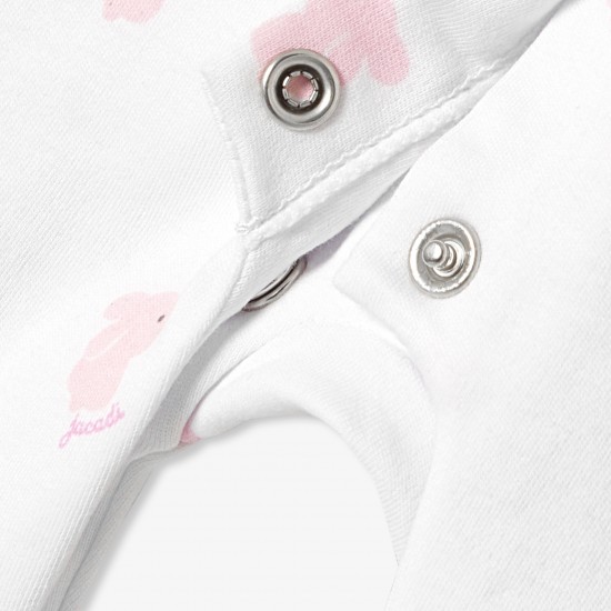Baby girl pyjamas in interlock cotton