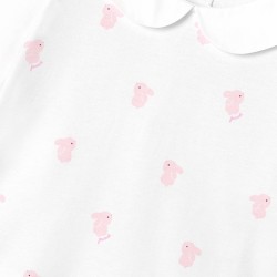 Baby girl pyjamas in interlock cotton