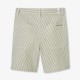 Boys' striped twill Bermuda shorts