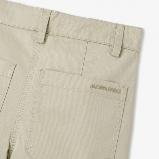 Lightweight twill Bermuda shorts for boys