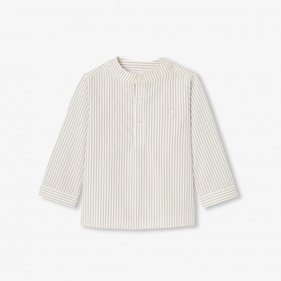 Baby boy striped cotton shirt