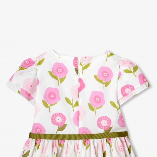 Floral print dress for girls