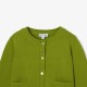Girls' cotton jersey cardigan
