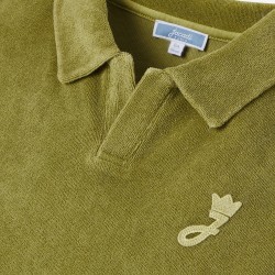 Children's terry cloth polo shirt