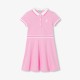 Girl piqué knit dress