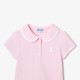 Girls' short-sleeved polo shirt