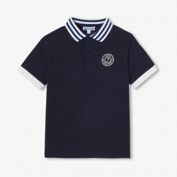 Children's cotton polo shirt