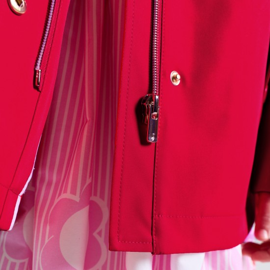 Girls' short trench coat