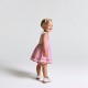 Baby girl sleeveless dress in poplin