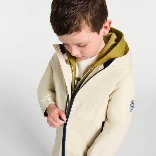 Water-repellent parka for boys