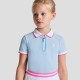 Girls' short-sleeved polo shirt