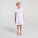Girls' linen formal dress