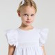 Girls' linen formal dress