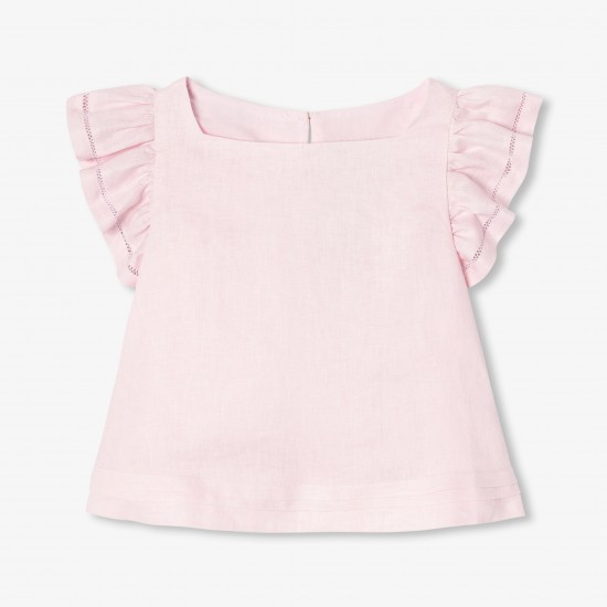 Girls' linen top