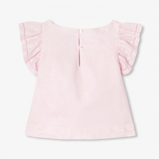 Girls' linen top