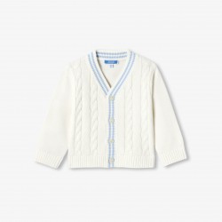 Baby boy cardigan in cotton