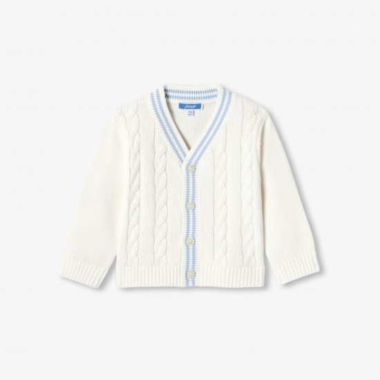 Baby boy cardigan in cotton