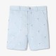 Boys' cotton twill Bermuda shorts