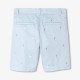 Boys' cotton twill Bermuda shorts