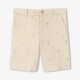 Boys' cotton twill Bermuda shorts