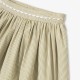 Girls' striped poplin skirt