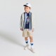 Boys' cotton twill Bermuda shorts