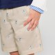 Boys' cotton twill Bermuda shorts