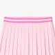 Girls' piqué knit pleated skirt