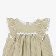 Baby girl dress in striped poplin