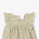 Baby girl dress in striped poplin