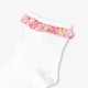 Girls' socks with Liberty fabric ruffles