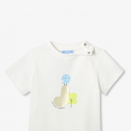 Baby boy organic cotton T-shirt