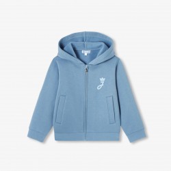 Boys' fleece zip-up sweatshirt