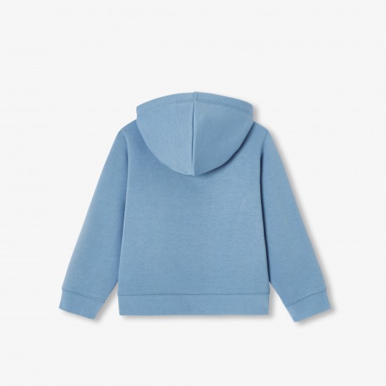 Boys' fleece zip-up sweatshirt