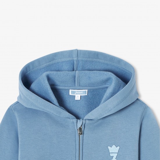 Boys' fleece zip-up sweatshirt