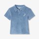 Children's terry cloth polo shirt