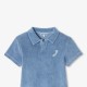 Children's terry cloth polo shirt