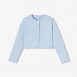 Girls' jersey cardigan