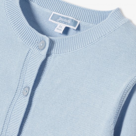 Girls' jersey cardigan