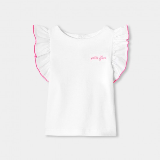 Baby girl interlock cotton T-shirt