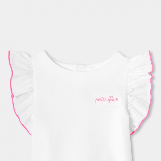 Baby girl interlock cotton T-shirt