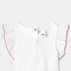 Baby girl interlock cotton T-shirt