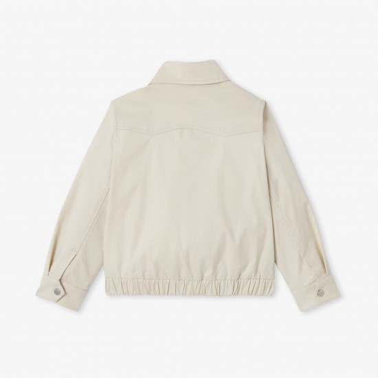 Child lightweight twill Harrington jacket 