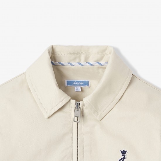 Child lightweight twill Harrington jacket 