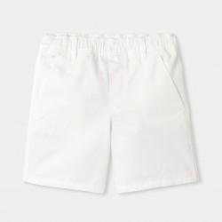 Boy cotton twill Bermuda shorts