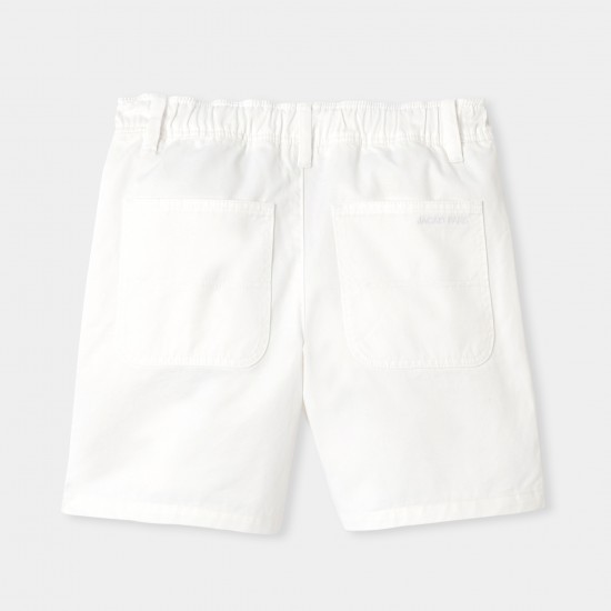Boy cotton twill Bermuda shorts
