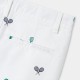 Boys' printed twill Bermuda shorts