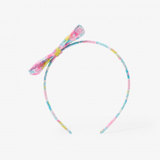 Liberty fabric headband for girls