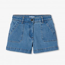 Light denim shorts for girls