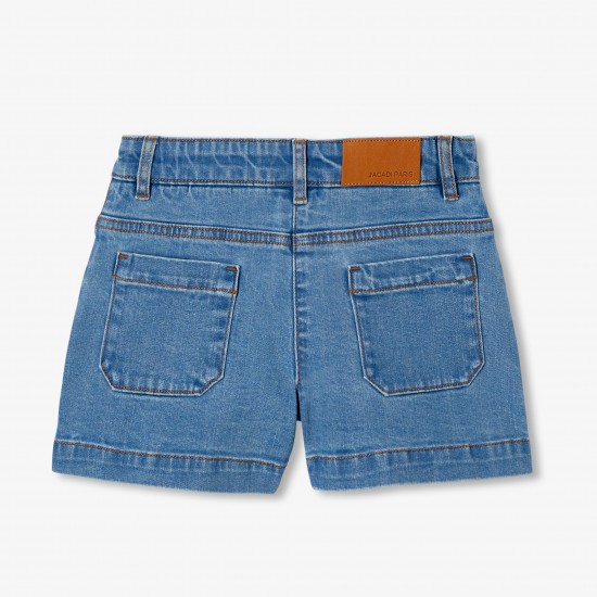 Light denim shorts for girls